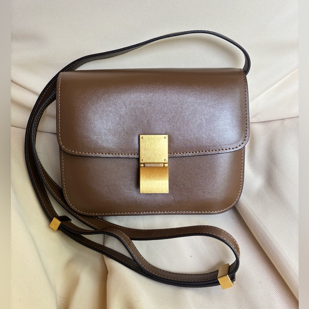 Genuine Leather Classic Box Bag